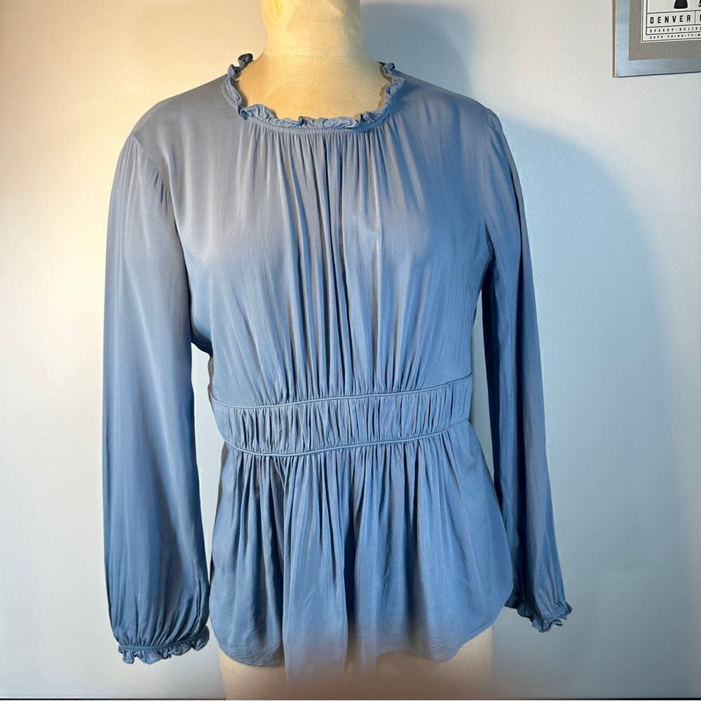 SUNDANCE LONG SLEEVE BLOUSE Size L